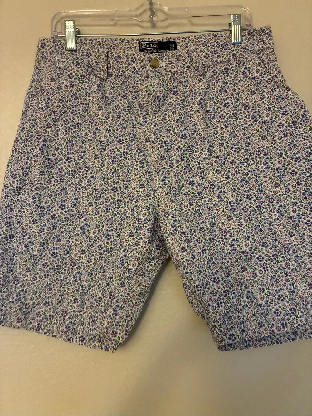 Vintage 90s Polo Ralph Lauren Philip Floral Shorts White Purple Men’s/Women’s